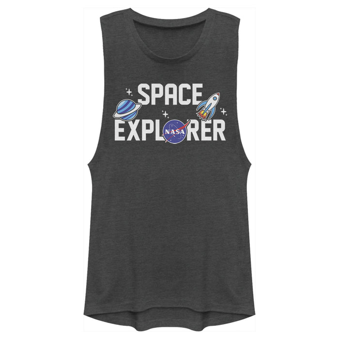 fifth sun Junior's NASA Space Explorer Festival Muscle Tee