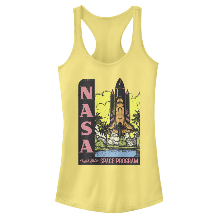 fifth sun Junior's NASA Vintage Space Program Racerback Tank Top