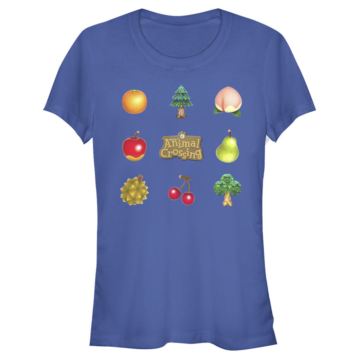 fifth sun Junior's Nintendo Animal Crossing Items Found Title Logo T-Shirt