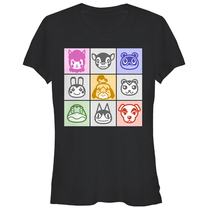 fifth sun Junior's Nintendo Animal Crossing Portrait T-Shirt