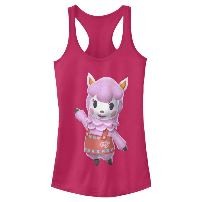 fifth sun Junior's Nintendo Animal Crossing Reese Racerback Tank Top