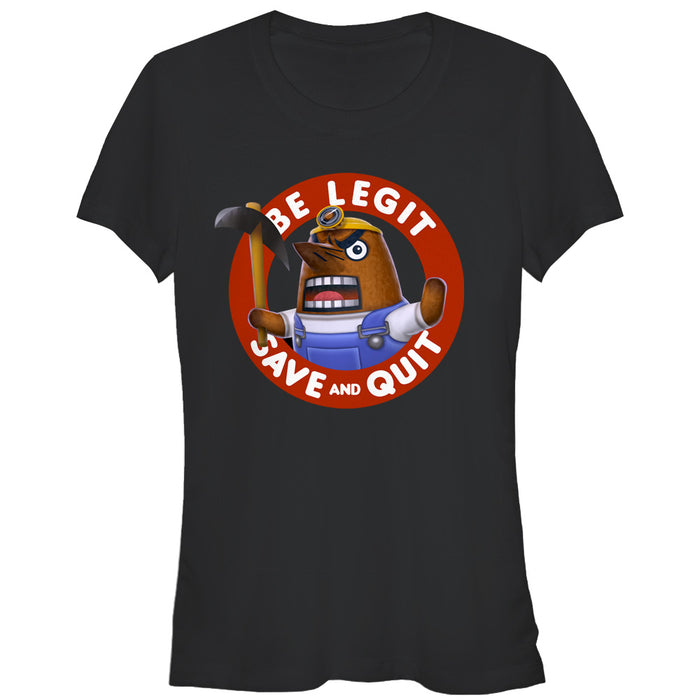 fifth sun Junior's Nintendo Animal Crossing Resetti T-Shirt