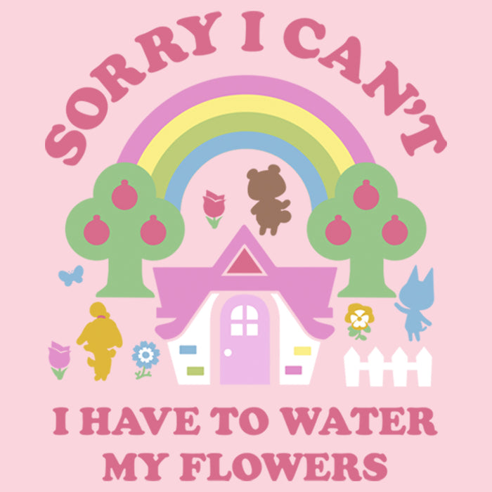 Fifth Sun Junior's Nintendo Animal Crossing Water My Flowers T-Shirt