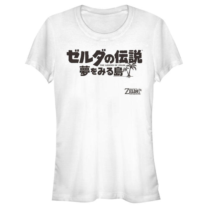 fifth sun Junior's Nintendo Legend of Zelda Link's Awakening Japanese Character Logo T-Shirt