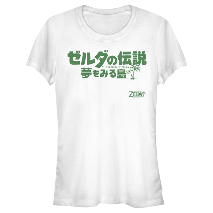 fifth sun Junior's Nintendo Legend of Zelda Link's Awakening Japanese Logo T-Shirt