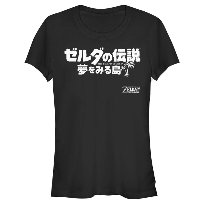 fifth sun Junior's Nintendo Legend of Zelda Link's Awakening Kanji Character Logo T-Shirt