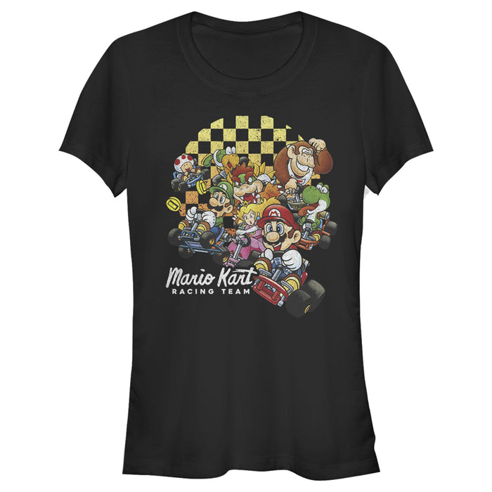 fifth sun Junior's Nintendo Mario Kart Cast Collage T-Shirt