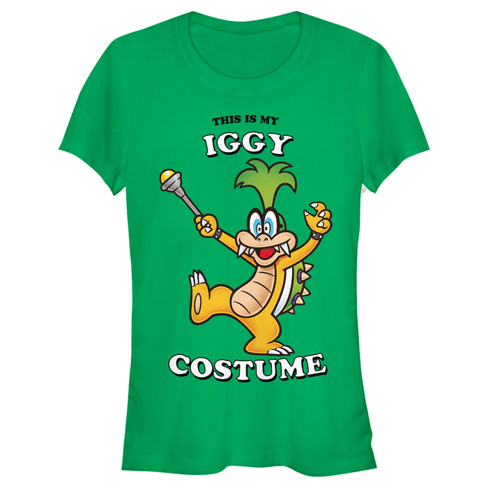 fifth sun Junior's Nintendo This is my Iggy Costume T-Shirt