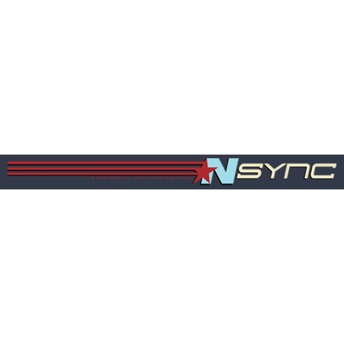 Fifth Sun Junior's NSYNC Retro Band Stripe Racerback Tank Top