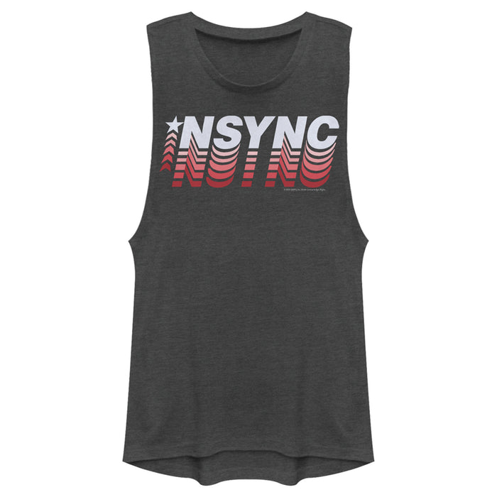 fifth sun Junior's NSYNC Retro Fade Festival Muscle Tee