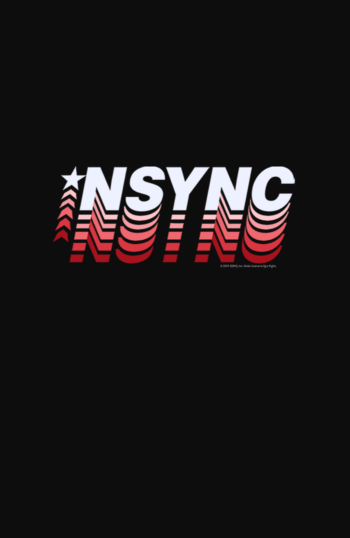 Fifth Sun Junior's NSYNC Retro Fade Racerback Tank Top
