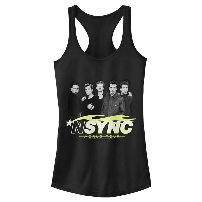 fifth sun Junior's NSYNC World Tour Poster Racerback Tank Top