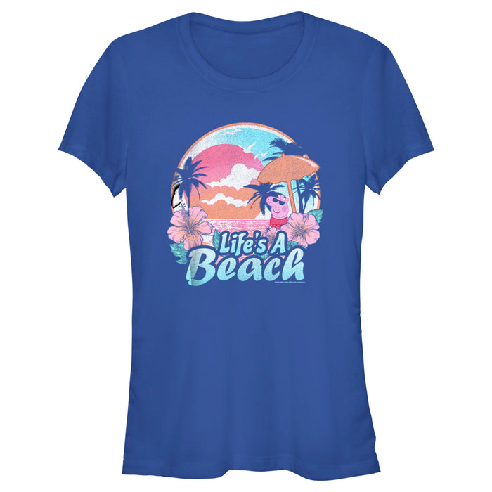 fifth sun Junior's Peppa Pig Life's a Beach T-Shirt