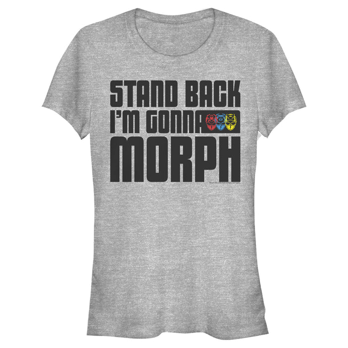 fifth sun Junior's Power Rangers Beast Morphers Stand Back T-Shirt