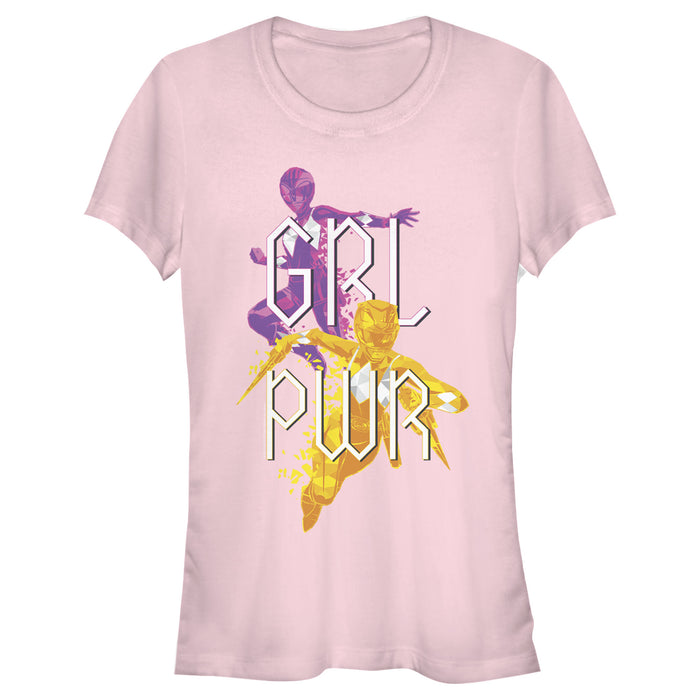 fifth sun Junior's Power Rangers Girl Power Team T-Shirt