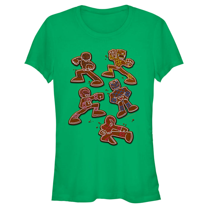 fifth sun Junior's Power Rangers Power Ranger Cookies T-Shirt