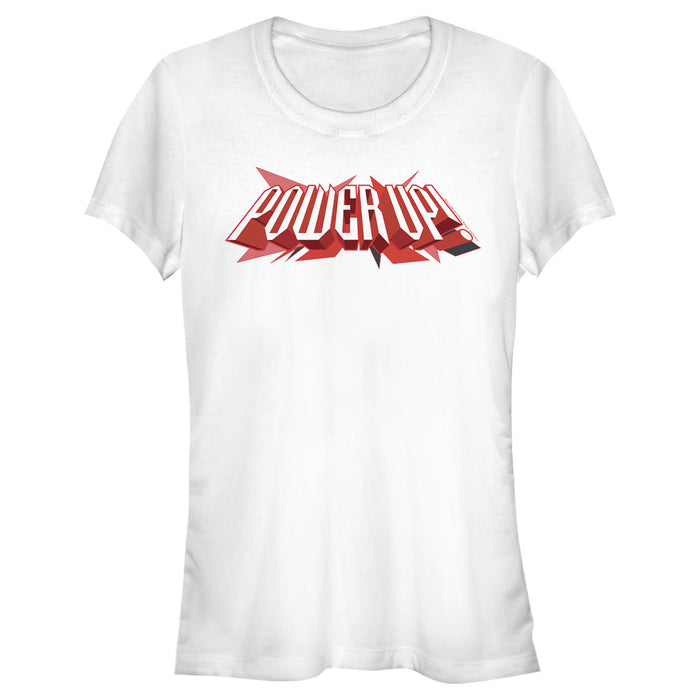 fifth sun Junior's Power Rangers Power Up Motto T-Shirt