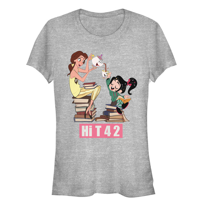 fifth sun Junior's Ralph Breaks the Internet Belle Tea Party T-Shirt