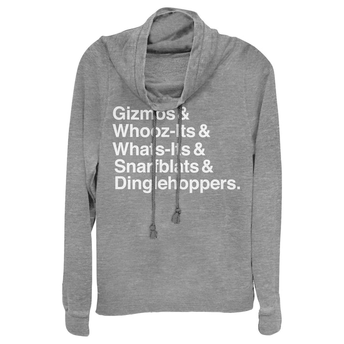 fifth sun Junior's Ralph Breaks the Internet Comfy Ariel Cowl Neck Sweatshirt