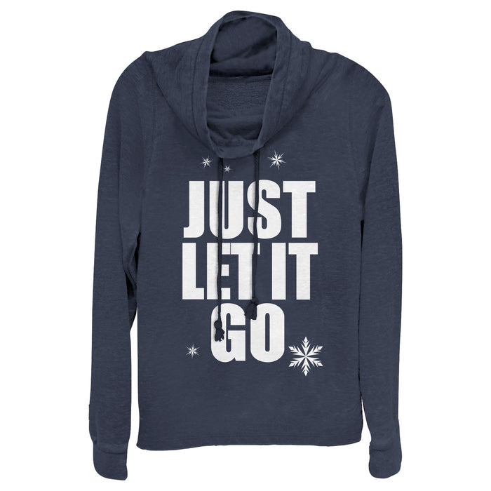 fifth sun Junior's Ralph Breaks the Internet Comfy Elsa Cowl Neck Sweatshirt
