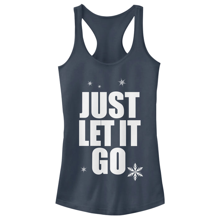 fifth sun Junior's Ralph Breaks the Internet Comfy Elsa Racerback Tank Top