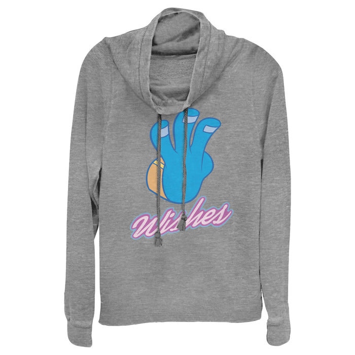fifth sun Junior's Ralph Breaks the Internet Comfy Jasmine Cowl Neck Sweatshirt