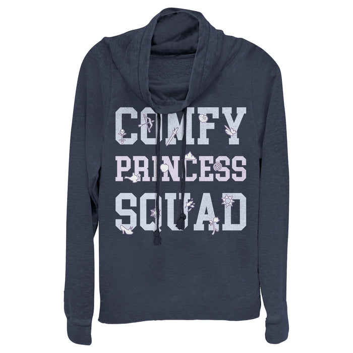 fifth sun Junior's Ralph Breaks the Internet Comfy Princess Squad Cowl Neck Sweatshirt