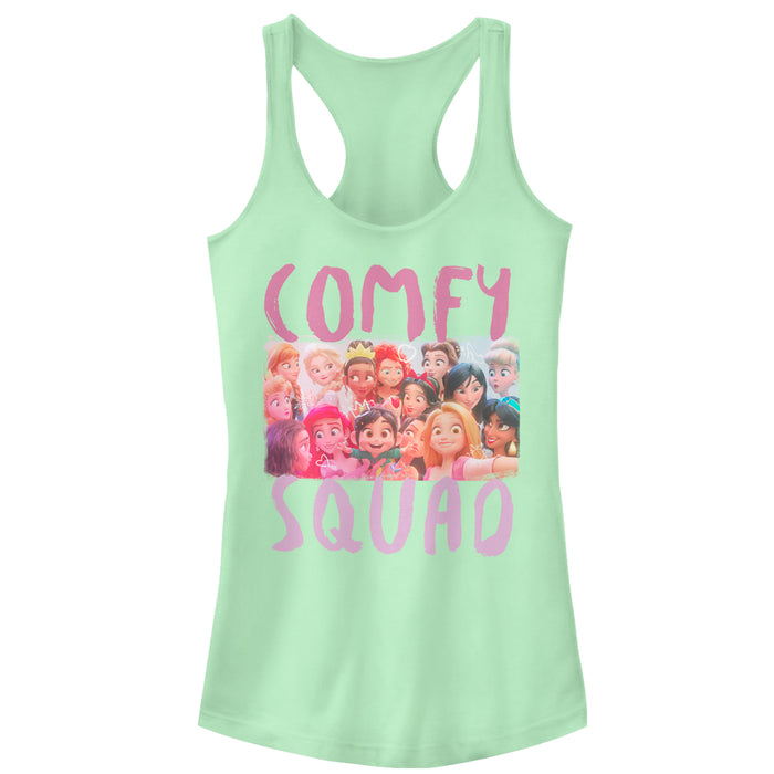 Fifth Sun Junior's Ralph Breaks The Internet Comfy Squad Selfie Racerback Tank Top