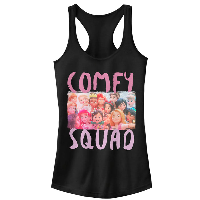 fifth sun Junior's Ralph Breaks the Internet Comfy Squad Selfie Racerback Tank Top