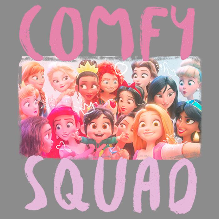 Fifth Sun Junior's Ralph Breaks The Internet Comfy Squad Selfie Cowl Neck Sweatshirt