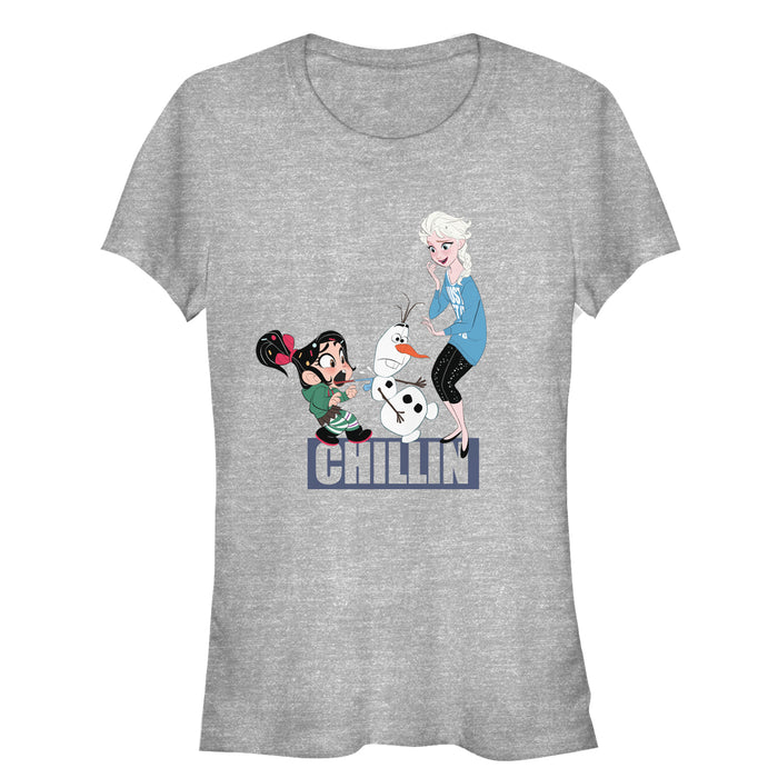 fifth sun Junior's Ralph Breaks the Internet Elsa Chillin T-Shirt