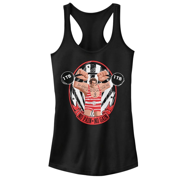 fifth sun Junior's Ralph Breaks the Internet No Pain Racerback Tank Top
