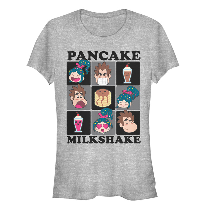 fifth sun Junior's Ralph Breaks the Internet Pancake Game T-Shirt