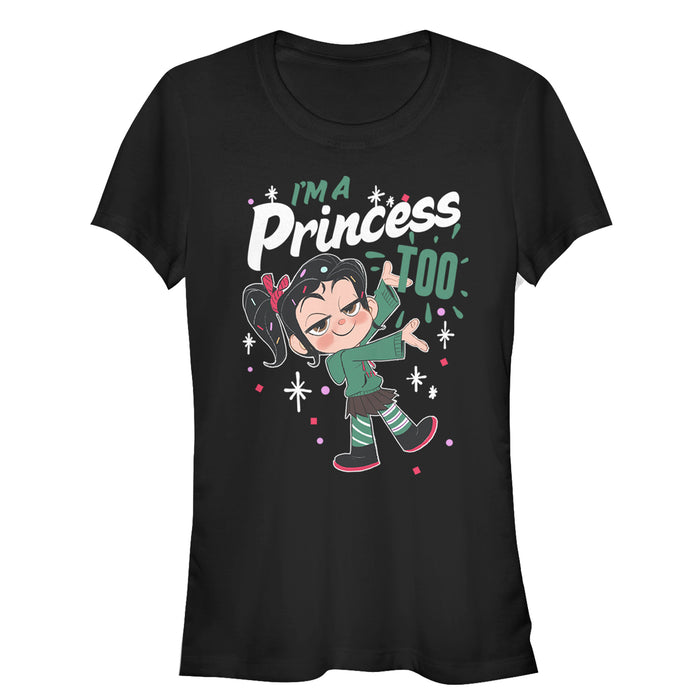 fifth sun Junior's Ralph Breaks the Internet Princess Vanellope T-Shirt