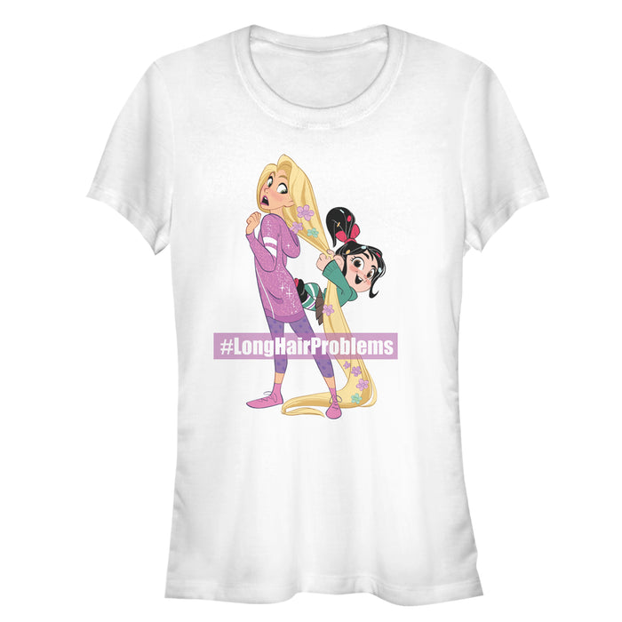 fifth sun Junior's Ralph Breaks the Internet Rapunzel Hair T-Shirt