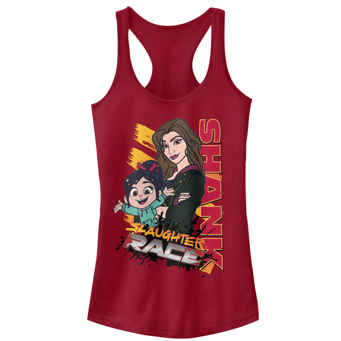fifth sun Junior's Ralph Breaks the Internet Shank Racer Racerback Tank Top