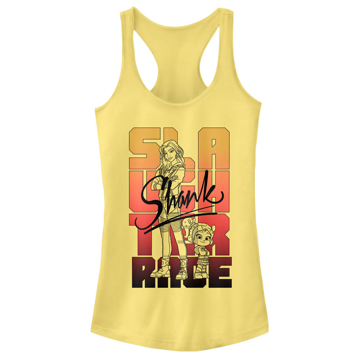 fifth sun Junior's Ralph Breaks the Internet Slaughter Racer Racerback Tank Top