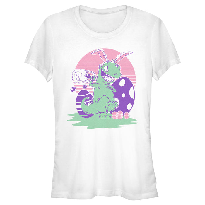 fifth sun Junior's Rugrats Reptar Easter Eggs T-Shirt