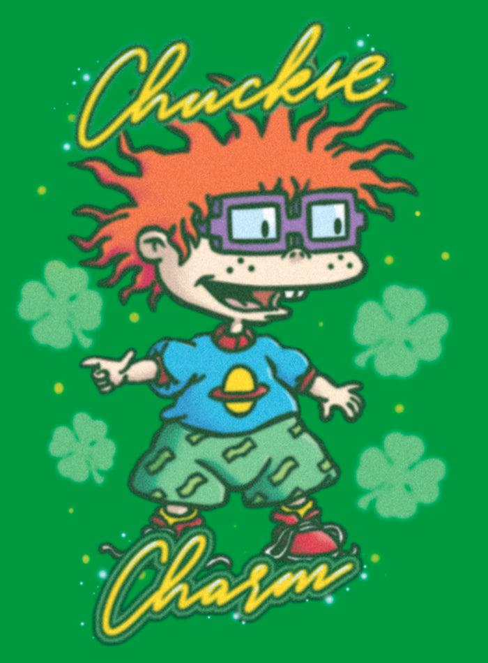 Fifth Sun Junior's Rugrats St. Patrick's Day Chuckie Charm T-Shirt
