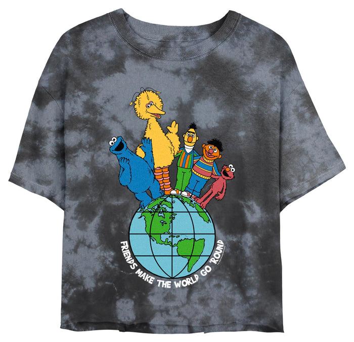 fifth sun Junior's Sesame Street Friends Make the World Go Round T-Shirt