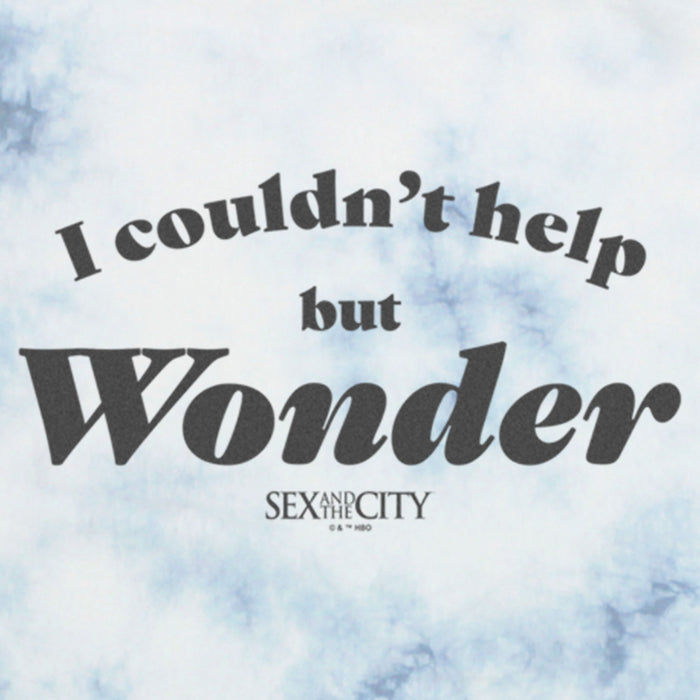 Fifth Sun Junior's Sex And The City Carrie Couldn't Help But Wonder T-Shirt