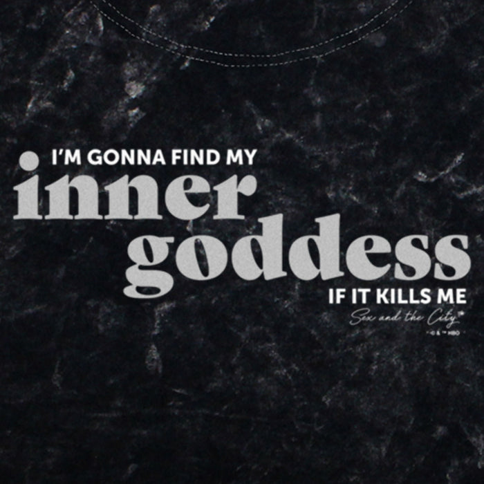 Fifth Sun Junior's Sex And The City Find Inner Goddess If It Kills Me T-Shirt