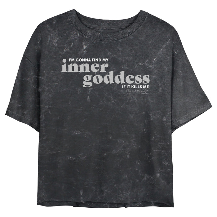 fifth sun Junior's Sex and the City Find Inner Goddess If It Kills Me T-Shirt