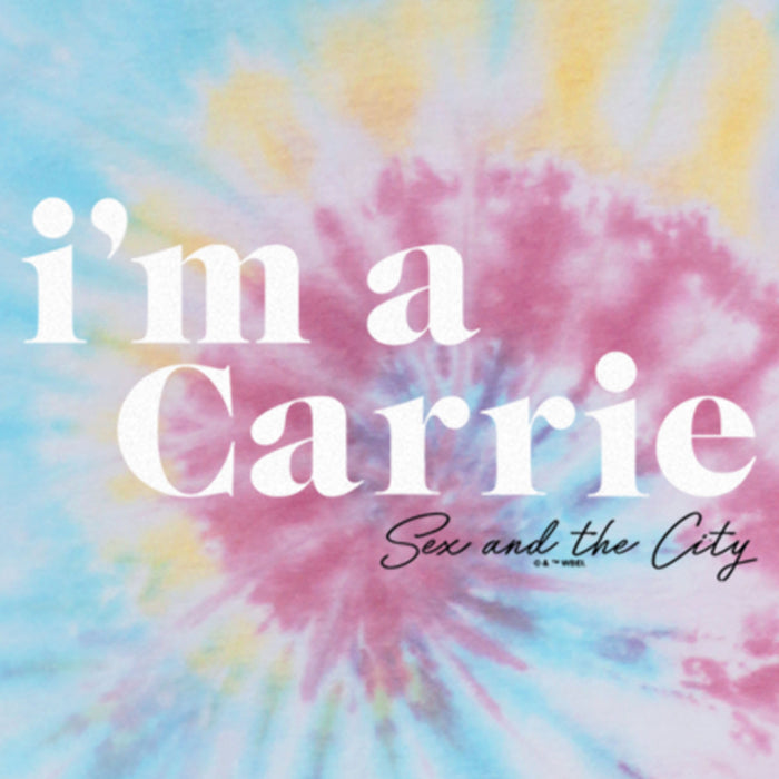 Fifth Sun Junior's Sex And The City I'm A Carrie Text T-Shirt