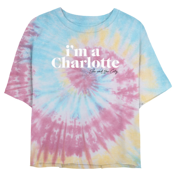fifth sun Junior's Sex and the City I'm a Charlotte Text T-Shirt