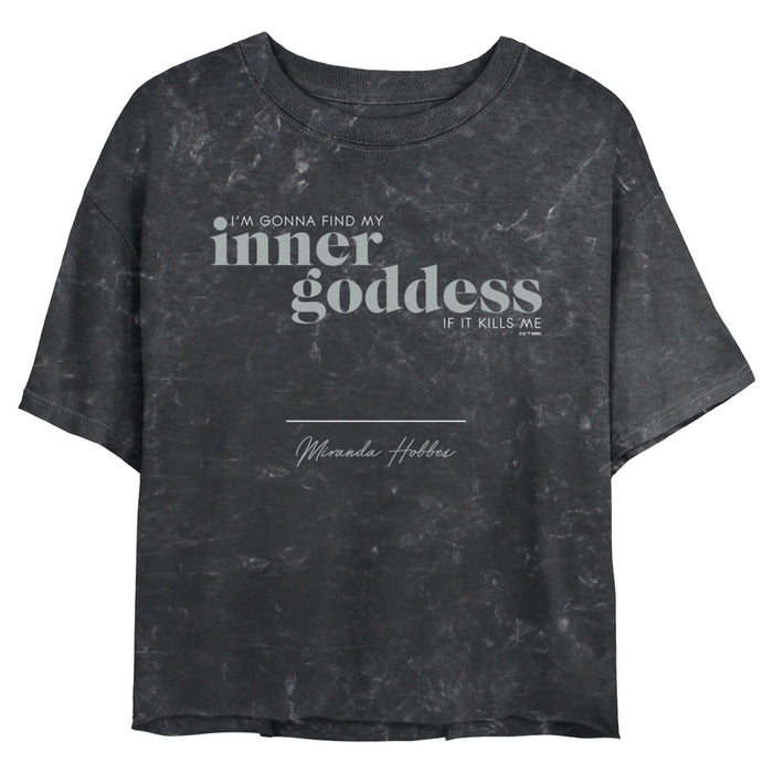fifth sun Junior's Sex and the City Miranda Find Inner Goddess T-Shirt