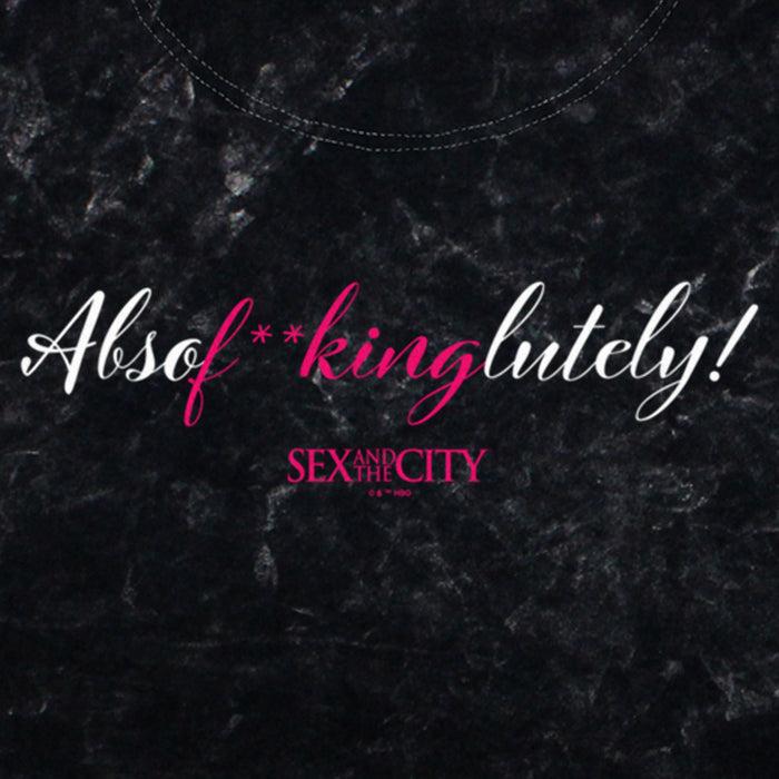 Fifth Sun Junior's Sex And The City Mr. Big Absolutely Cursive Reply T-Shirt
