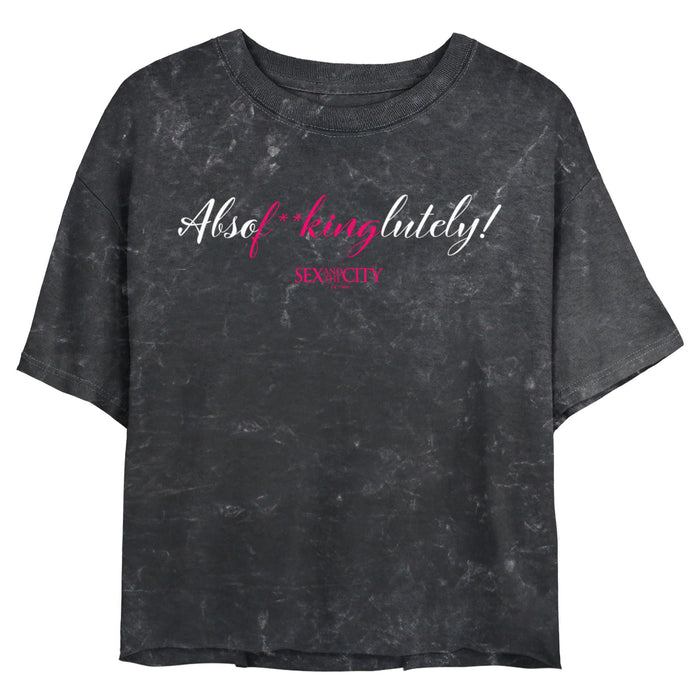 fifth sun Junior's Sex and the City Mr. Big Absolutely Cursive Reply T-Shirt