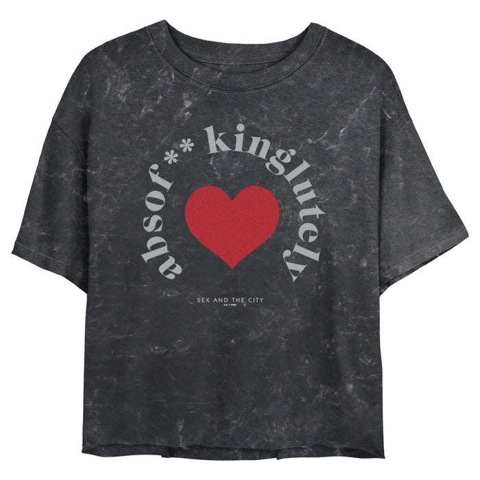 fifth sun Junior's Sex and the City Mr. Big Absolutely Heart T-Shirt