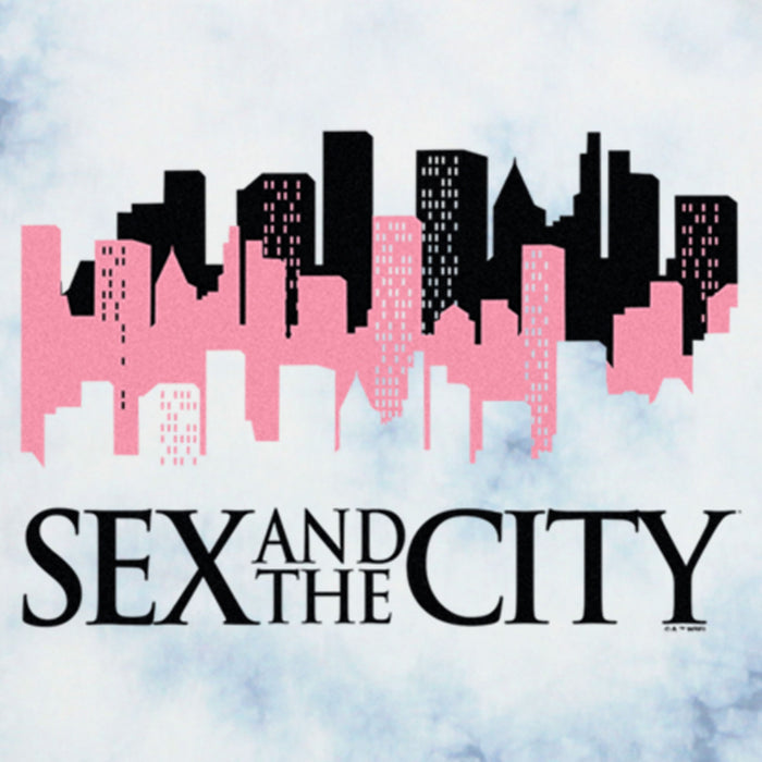 Fifth Sun Junior's Sex And The City Night Cityscape Logo T-Shirt